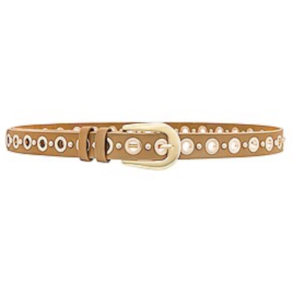 B-Low The Belt Londyn Belt in Vacchetta & Gold NWT